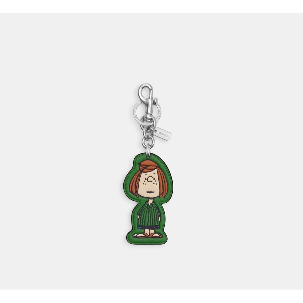 Coach x Peanuts 2025 Peppermint Patty Bag Charm Keychain - Picture 4 of 12